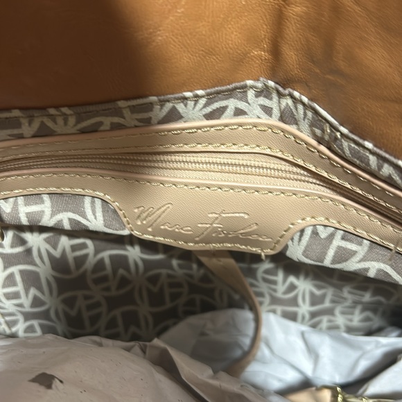 Women's purse turquoise and cream Marc Fisher bag - Picture 7 of 8